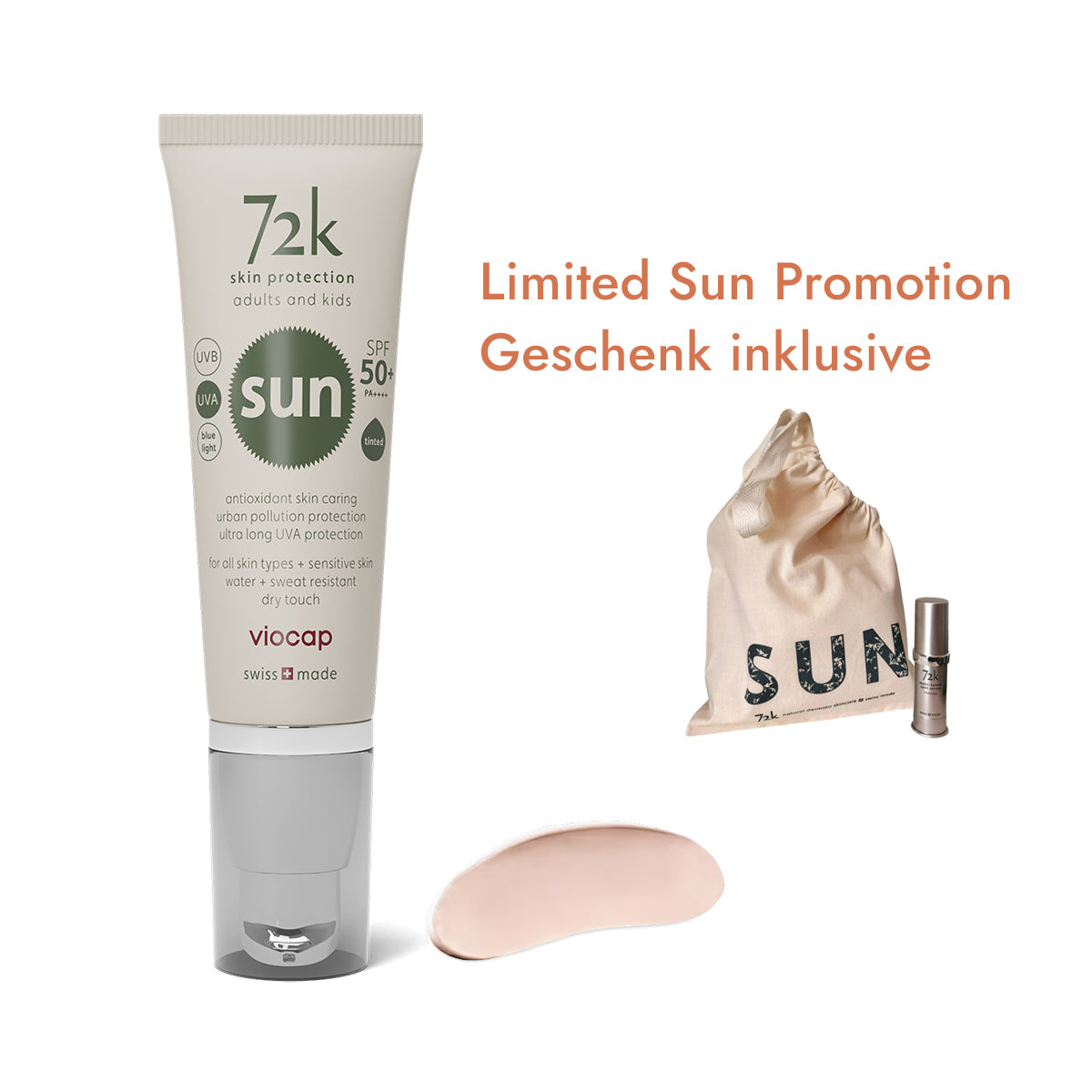 skin protection SPF50+ tinted (beige) – Protect & Repair Set